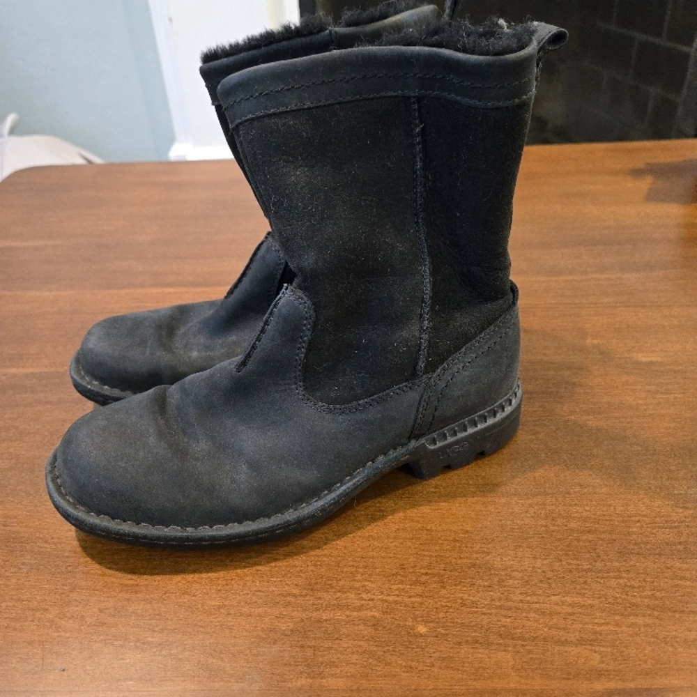 Black Suede Ugg Boots